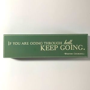 Inspirational block great for desk or bookshelf. BRAND NEW from RIVERLAND DESIGN